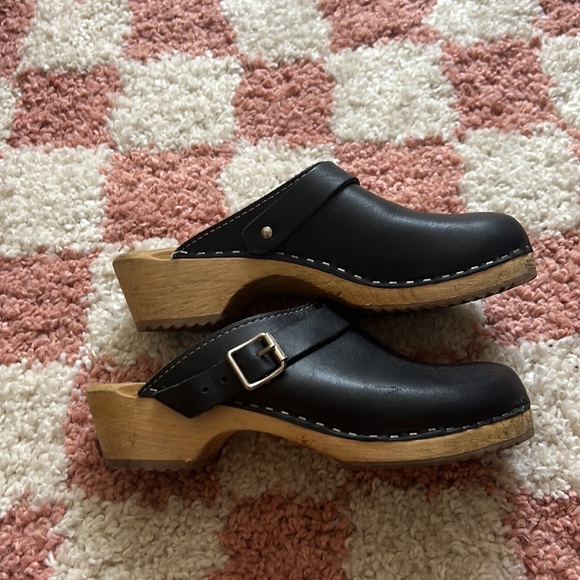 Alma MIA black Swedish clogs - Picture 4 of 8